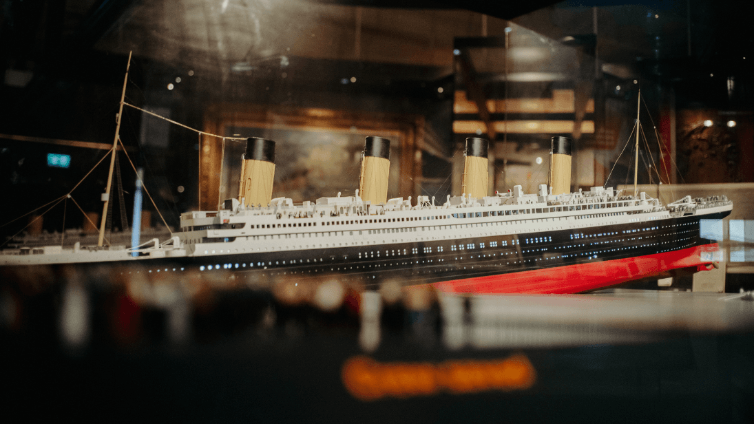 Titanic model at Ulster Transport Museum