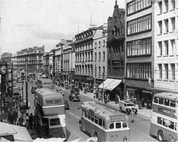 Trolley Buses, Donegal Place, Belfast