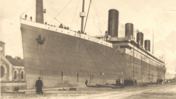 Photograph of Titanic, Ulster Transport Museum