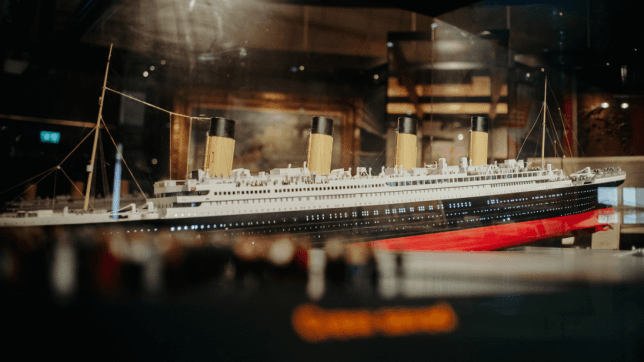 Titanic model at Ulster Transport Museum