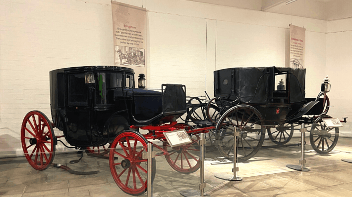 Carriages in the Taken for a Ride exhibition